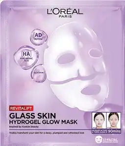Priceline L'Oréal Paris Revitalift HA Glass Skin Mask offer