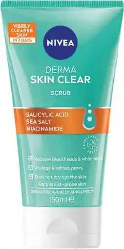 Priceline Nivea Derma Skin Clear Scrub offer