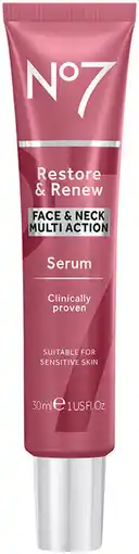 Priceline No7 Restore & Renew Multi Action Face & Neck Serum offer