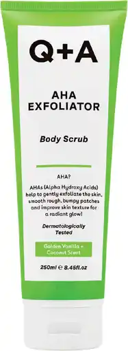 Priceline Q+A AHA Exfoliator Body Scrub offer