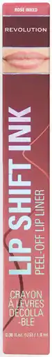 Priceline Revolution Lip Shift Ink Peel Off Lipliner Stain Rose Inked offer