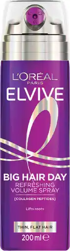 Priceline L'Oréal Paris Elvive Collagen Lifter Big Hair Day Refreshing Volume Spray offer