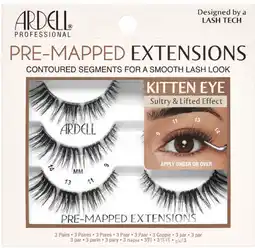 Priceline Ardell Pre-Mapped Extensions Kitten Eye 3 Pairs offer