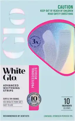 Priceline White Glo Professional Results Advanced Whitening Strips offer