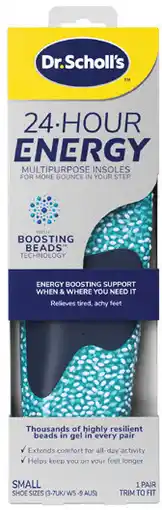 Priceline Scholl 24 Hour Energy Multipurpose Insoles Small 1 Pair offer