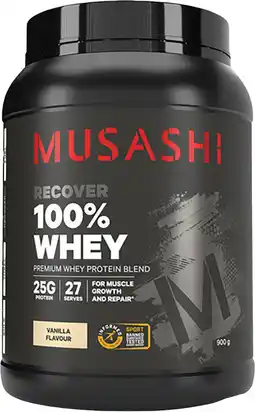 Priceline Musashi Recovery 100% Whey Vanilla offer