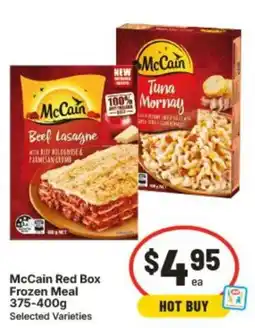 IGA McCain Red Box Frozen Meal Selected Varieties offer