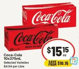 IGA Coca-Cola Zero Sugar offer