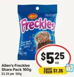 IGA Allen's Freckles offer