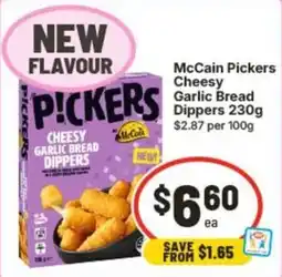 IGA McCain Pickers Cheesy Garlic Bread Dippers offer