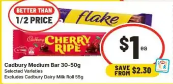 Cadbury Medium Bar