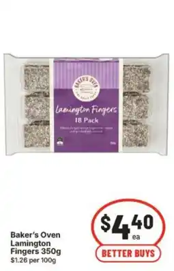 IGA Baker's Oven Lamington Fingers offer