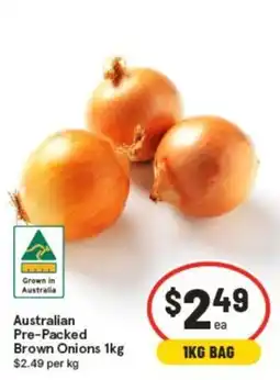 IGA Australian Pre-Packed Brown Onions offer