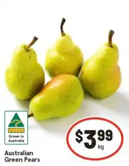 IGA Australian Green Pears offer
