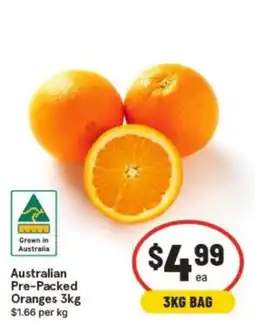 IGA Australian Pre-Packed Oranges offer