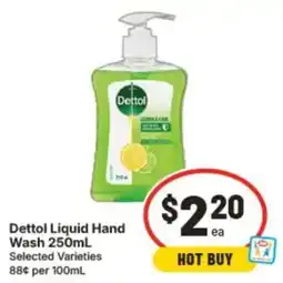 IGA Dettol Liquid Hand Wash 250mL offer