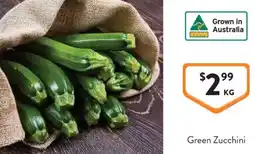 Foodworks Green Zucchini offer