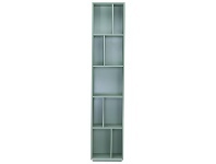LivingStyles Tristan Ultra Slim Bookcase, Seafoam offer