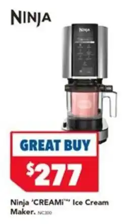 Harvey Norman Ninja 'CREAMi' Ice Cream Maker offer