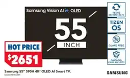 Harvey Norman Samsung 55" S90H 4K OLED AI Smart TV offer