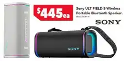 Harvey Norman Sony ULT FIELD 5 Wireless Portable Bluetooth Speaker offer