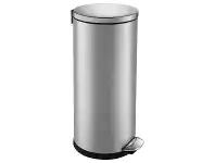 LivingStyles EKO Luna Deluxe Stainless Steel Step Bin, 30 Litre, Silver offer