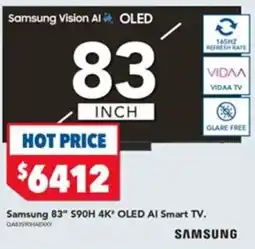 Harvey Norman Samsung 83" S90H 4K" OLED AI Smart TV offer