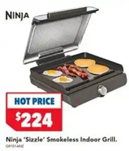 Harvey Norman Ninja 'Sizzle' Smokeless Indoor Grill offer