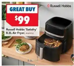Harvey Norman Russell Hobbs 'Satisfry' 8.3L Air Fryer offer
