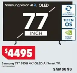 Harvey Norman Samsung 77" S85H 4K OLED AI Smart TV offer