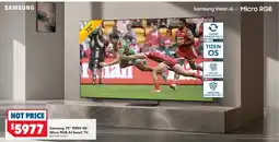 Harvey Norman Samsung 75" R95H 4K" Micro RGB AI Smart TV offer