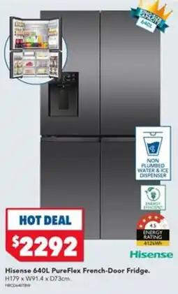 Harvey Norman Hisense 640L PureFlex French-Door Fridge offer