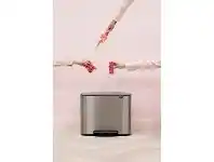 LivingStyles Brabantia BO Pedal Waste Bin, 36 Litre, Platinum offer