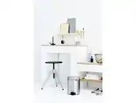 LivingStyles Brabantia NewIcon Pedal Waste Bin, 3 Litre, Matt Steel offer