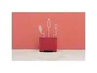 LivingStyles Brabantia BO Pedal Waste Bin, 11/23 Litre, Passion Red offer