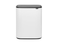 LivingStyles Brabantia BO Touch Waste Bin, 30/30 Litre, White offer