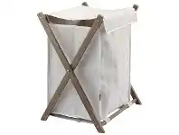 Aquanova Dali Fabric Laundry Bin, 103 Litre, Ivory