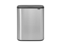 LivingStyles Brabantia BO Touch Waste Bin, 30/30 Litre, Matt Steel offer