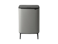 LivingStyles Brabantia BO Hi Touch Waste Bin, 60 Litre, Mineral Concrete Grey offer