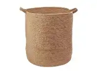 LivingStyles Aquanova Rena Cotton Storage Basket, Large, Ochre offer