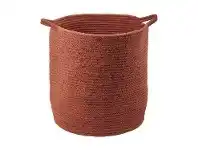 LivingStyles Aquanova Rena Cotton Storage Basket, Large, Sienna offer