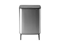 LivingStyles Brabantia BO Hi Touch Waste Bin, 30/30 Litre, Matt Steel offer