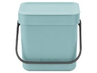 LivingStyles Brabantia Sort & Go Waste Bin, 3 Litre, Mint offer