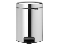 LivingStyles Brabantia NewIcon Pedal Waste Bin, 2/2 Litre, Brilliant Steel offer