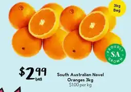 Drakes South Australian Navel Oranges offer