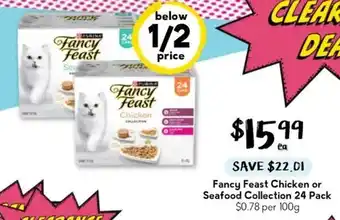 Fancy Feast Chicken or Seafood Collection
