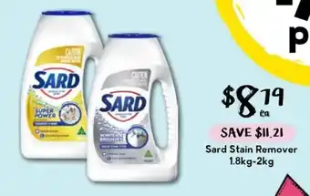 Sard Stain Remover