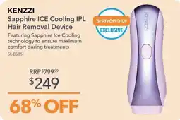 Shaver Shop KenzzI Sapphire ICE Cooling IPL Hair Removal Device offer