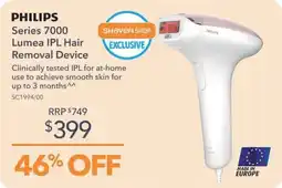 Shaver Shop Philips Series 7000 Lumea IPL Hair Removal Device offer