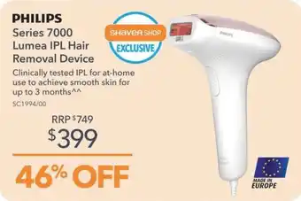 Philips Series 7000 Lumea IPL Hair Removal Device